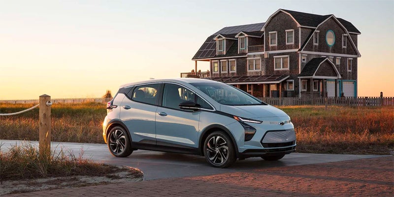 white 2023 Chevrolet Bolt-EV