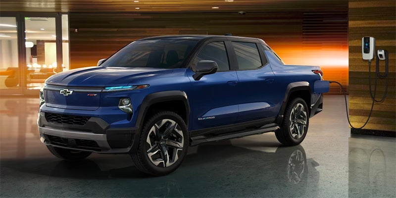 blue 2024 Silverado-EV