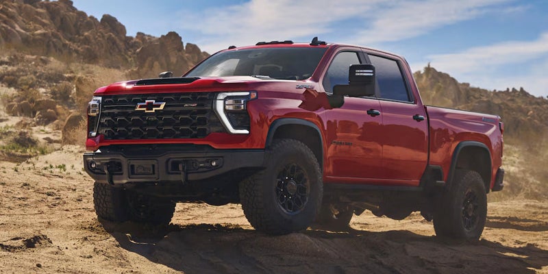 red 2025 Chevrolet Silverado-HD