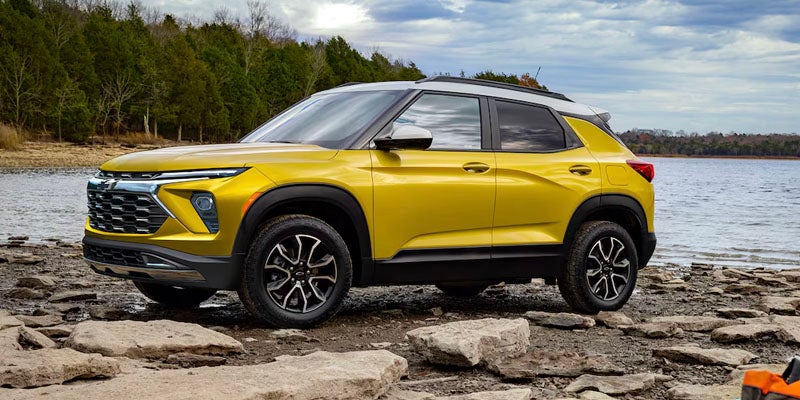 yellow 2025 Chevrolet Trailblazer