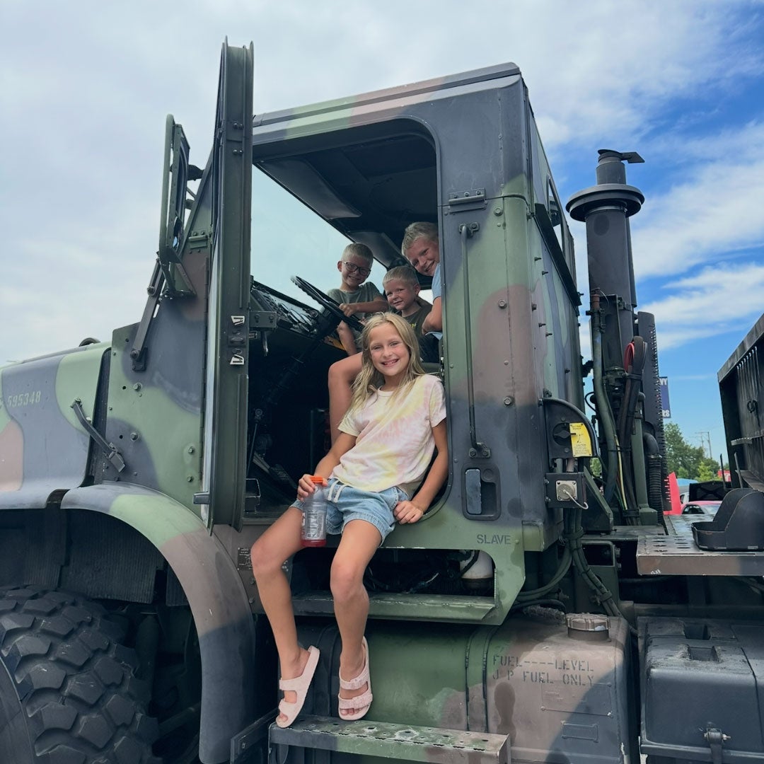Camo truck