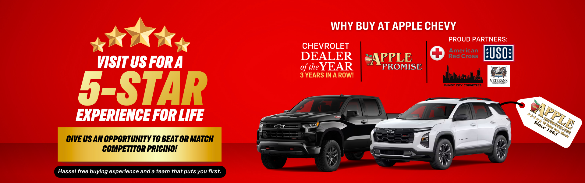 Why Buy at Apple Chevrolet