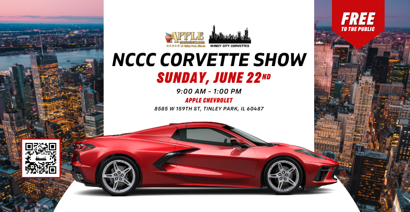 NCCC Corvette Show on Sunday, June 22nd