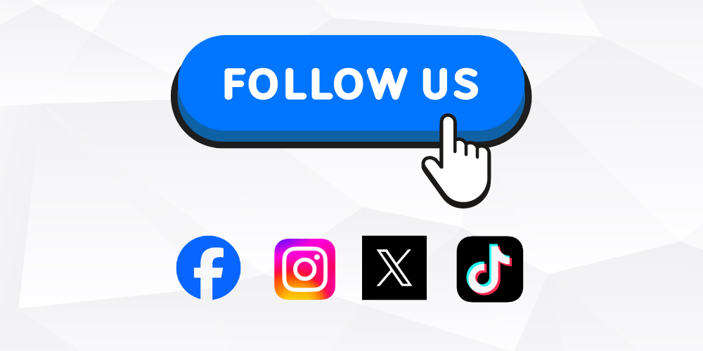 follow us