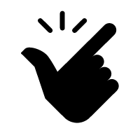 Graphic of fingers snapping
