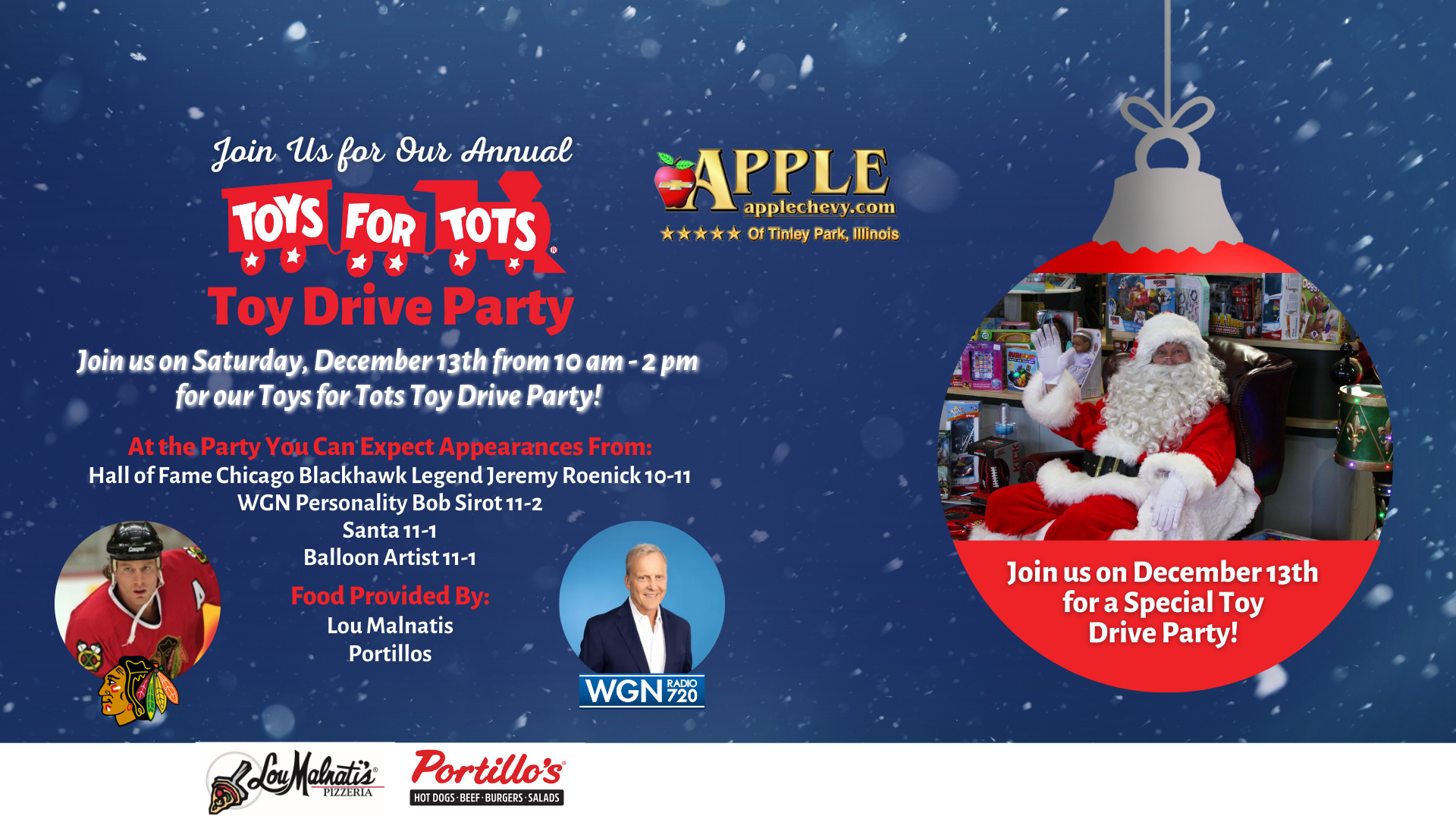 Toys for Tots Toy Drive Party
