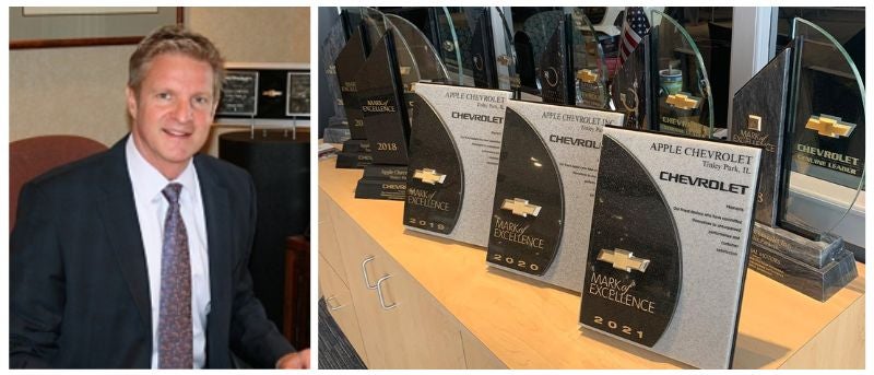 Apple Chevrolet mark of excellence awards